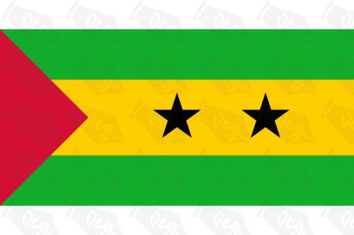 Sao Tome flag sticker