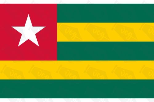 Togo Flag Sticker