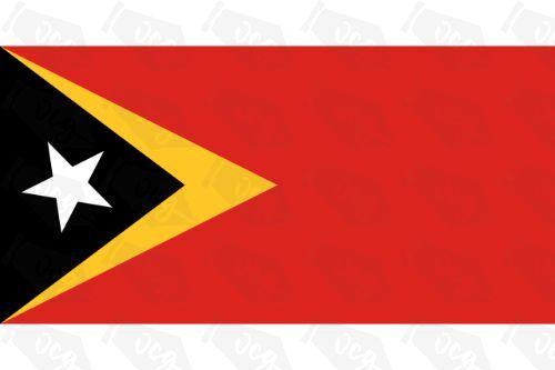 Timor Leste Flag Sticker
