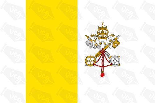 Vatican City Flag Sticker