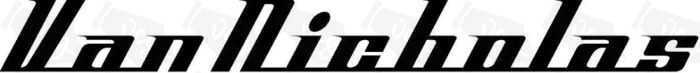 Van Nicholas Bicycle Decal Sticker