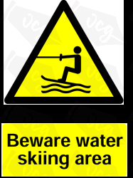 Water Skiing Safety Sticker