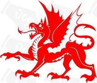 Welsh Dragon Sticker