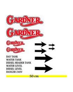 Gardner Engine Room Decal Set