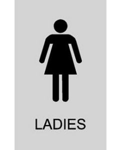 Ladies Vinyl Door Self Adhesive Sticker