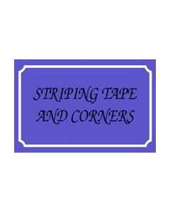 Narrowboat Striping Tape / coachlines and four Corners panel Kit