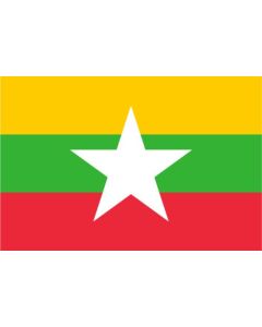 Myanmar Flag Sticker