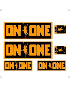 ON ONE Bicycle Sticker Decals