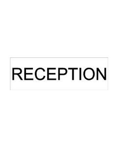 Reception Self Adhesive Sticker