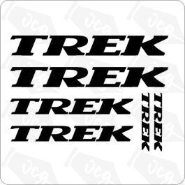 Trek Graphics Trek Bicycle Decal Sticker Set - Bike Frame Decal Set - Vinyl Cut ...