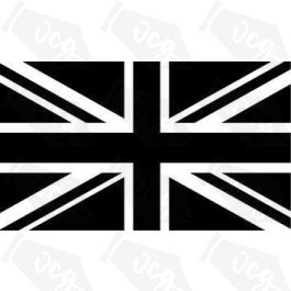 X12 United Kingdom Flag Stickers - 2" Union Jack Vinyl Decals For Cars, Windows