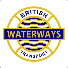 British Waterways Canals Roundel Decal as used on Working Boats