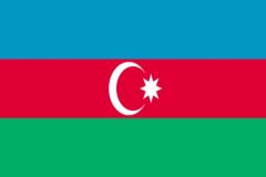 Azerbaijan Flag sticker 