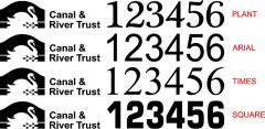 Canal and River trust Boat Numbers