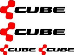 Cube Bicycle Decal Sticker Set