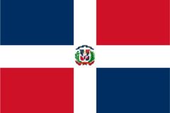 Dominican Republic Flag Sticker