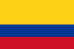 Colombia flag sticker 