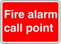 Fire alarm call point 3 Safety Sticker