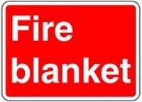 Fire Blanket 1 Safety Sticker