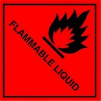 Flammable Liquid Safety Sticker