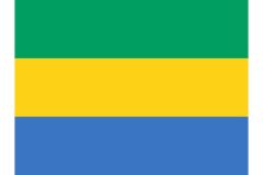 Gabon Flag Sticker