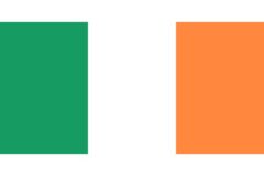 ireland flag sticker