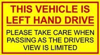 Blind Spot Angles Morts Coach Bus Motorhome Sticker Warning Stick