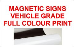 Magnetic Signs Vehicle Grade