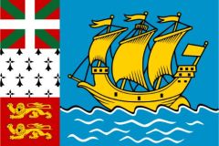 Saint Pierre and Miquelon Flag Sticker