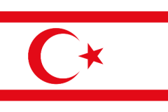 Republic of Northern Cyprus flag sticker