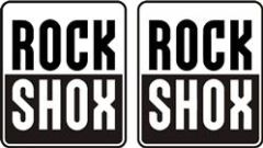 Rock Shox Oblong Logo Bicycle Sticker Decals