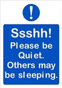 Sshhh Others May Be Sleeping Vinyl Door Self Adhesive Sticker