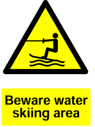 Water Skiing Safety Sticker