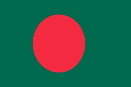Bangladesh flag sticker 