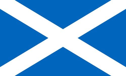 Scotland flag sticker 