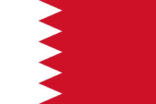 Bahrain flag sticker 