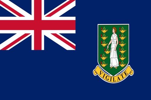 British Virgin Islands flag sticker