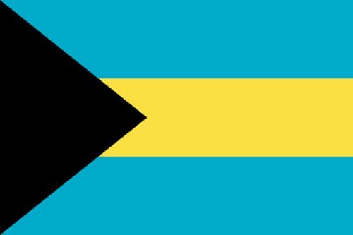 Bahamas flag sticker 
