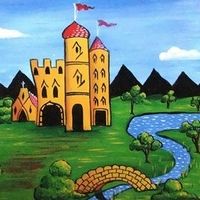 Traditional Canal Boat Castle  Scene 2