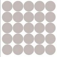 Window Etch - Opaque Circles.  50