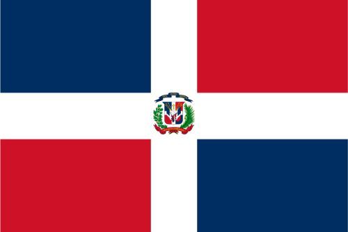 Dominican Republic Flag Sticker
