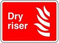 Dry Riser 2 Safety Sticker