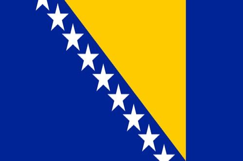 Bosnia and Herzegovina flag Sticker 