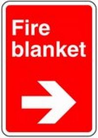 Fire Blanket Right Safety Sticker