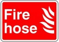 Fire Hose 4 Safety Sticker