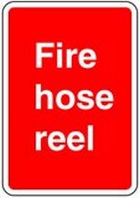 Fire hose reel 2 Safety Sticker