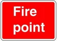 Fire Point 2 Safety Sticker