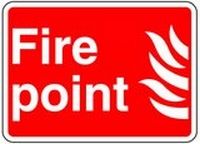 Fire Point 1 Safety Sticker
