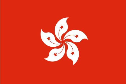 Hong Kong Flag Sticker