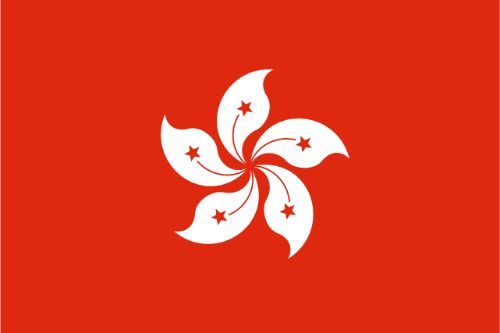 Hong Kong Flag Sticker